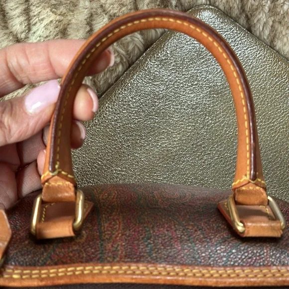 Etro Nano Boston bag/crossbody 6”x5”x3 1/2” - Picture 13 of 14